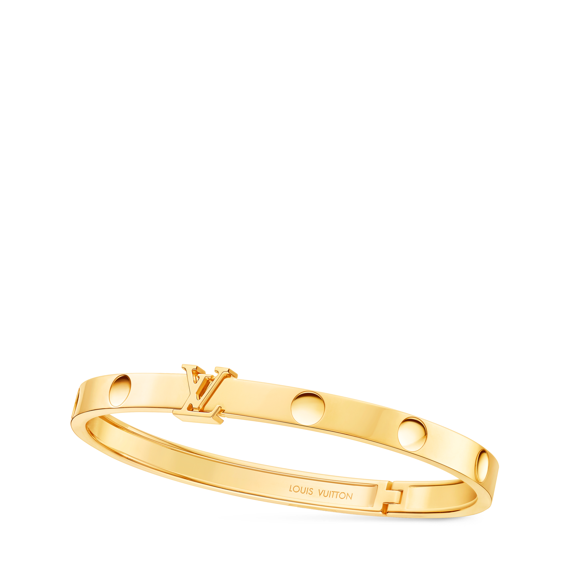 Empreinte Medium Bangle, Yellow Gold - Les Extraordinaires
